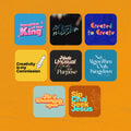Tech Charm Glossy Laptop Stickers set