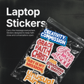 Verse & Vinyl Laptop Stickers ( Set of 12 )