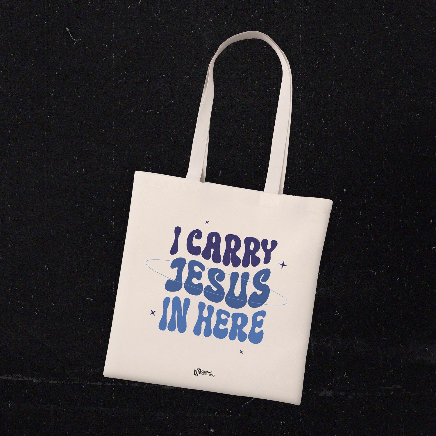 I carry Jesus in here — Tote Bag