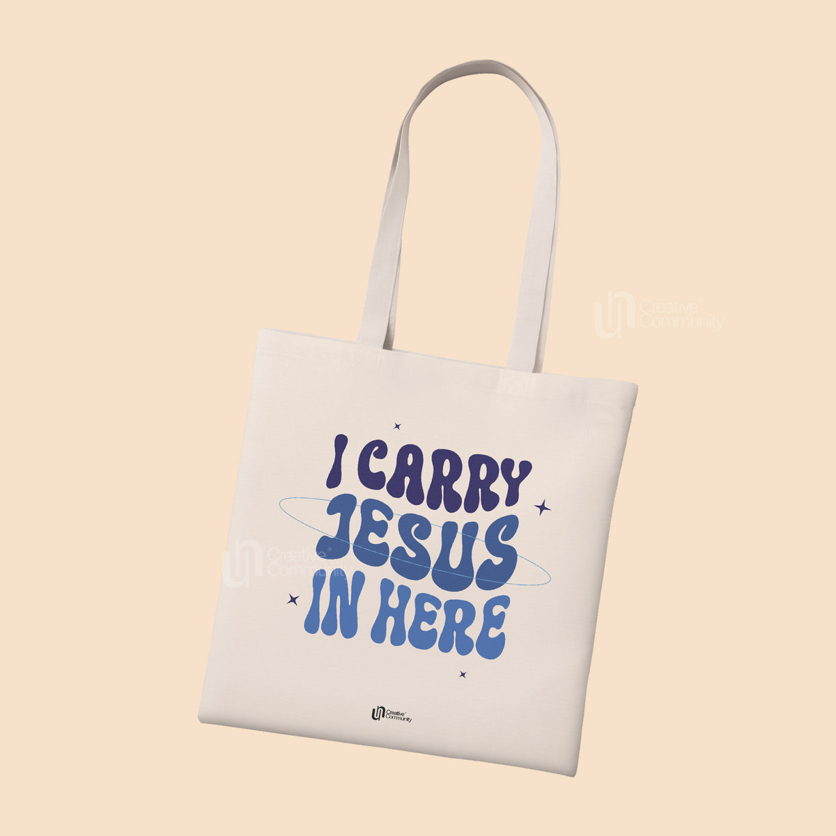 I carry Jesus in here — Tote Bag